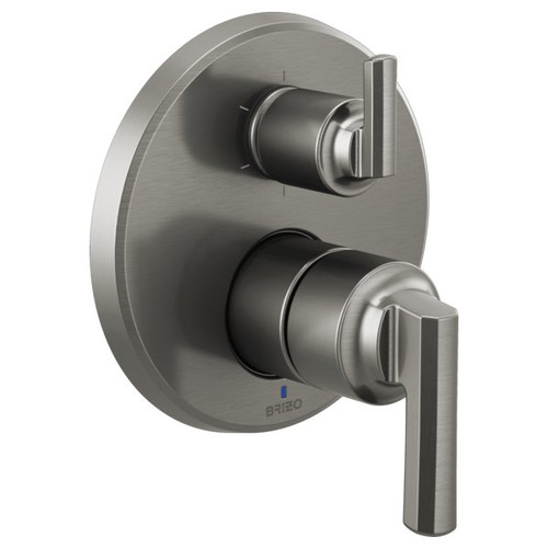 Brizo Levoir(TM): Pressure Balance Valve With Integrated 6-Function Diverter Trim - Less Handles