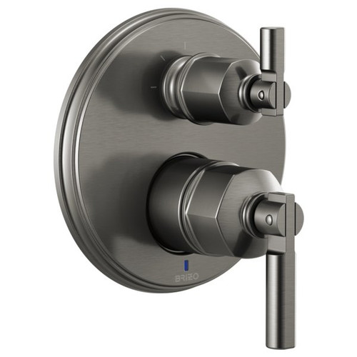 Brizo Invari(R): Pressure Balance Valve With Integrated 3-Function Diverter Trim - Less Handles