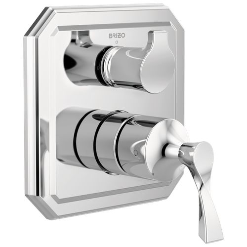 Brizo Virage(R): Pressure Balance Valve with Integrated 3-Function Diverter Trim