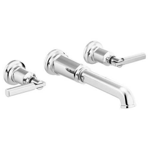 Brizo Invari(R): Two-Handle Wall Mount Tub Filler - Less Handles