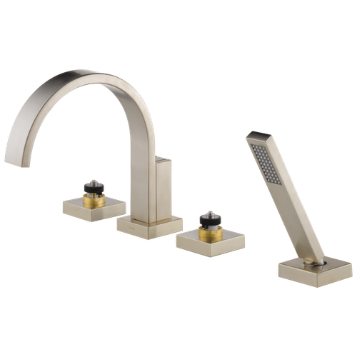 Brizo Siderna(R): Roman Tub Faucet with Hand Shower - Less Handles