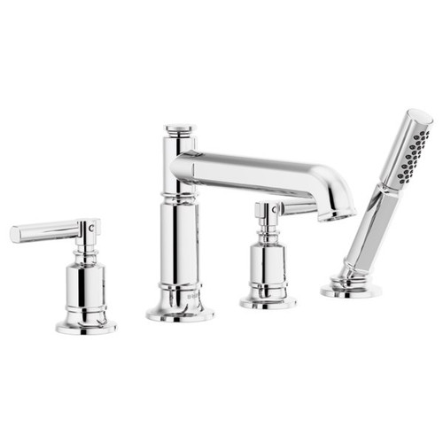 Brizo Invari(R): Roman Tub Faucet With Handshower - Less Handles