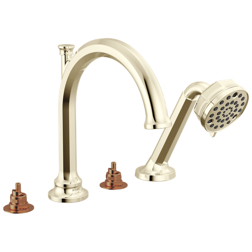 Brizo Beauclere(R): Roman Tub Faucet With Handshower - Less Handles