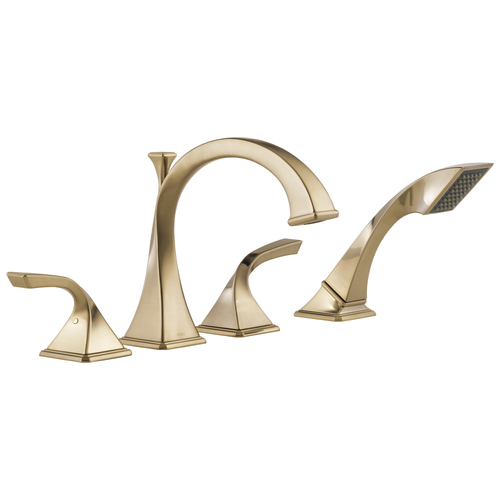 Brizo Virage(R): Roman Tub Faucet with Hand Shower