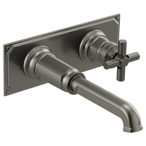 Brizo Invari(R): Two-Hole, Single-Handle Wall Mount Lavatory Faucet - Less Handle 1.2 GPM