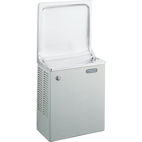 Wall Mount Semi-Recessed Water Cooler in Stainless Steel