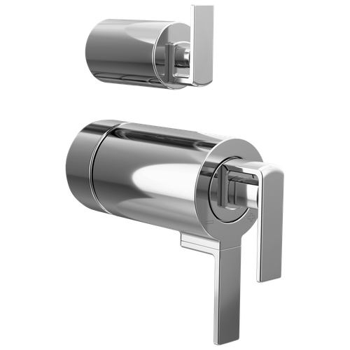 Brizo Frank Lloyd Wright(R): TempAssure(R) Thermostatic Valve with Integrated Diverter Trim Gap Lever Handle Kit