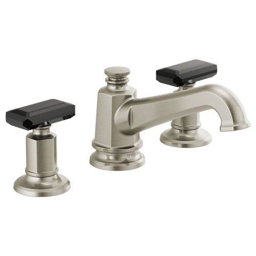 Brizo Invari(R): Widespread Lavatory Faucet with Angled Spout - Less Handles 1.5 GPM