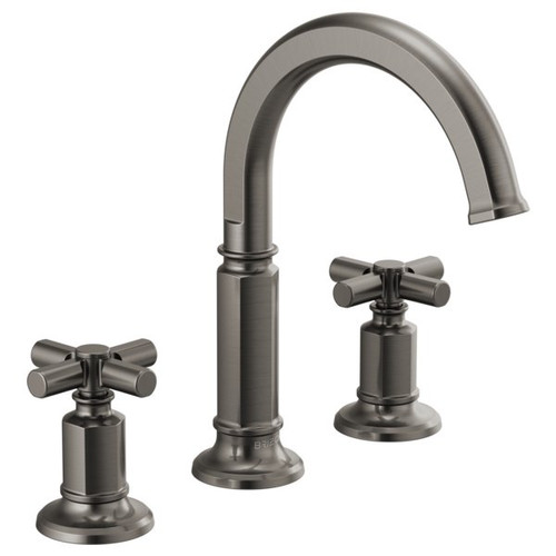 Brizo Invari(R): Widespread Lavatory Faucet with Arc Spout - Less Handles 1.2 GPM