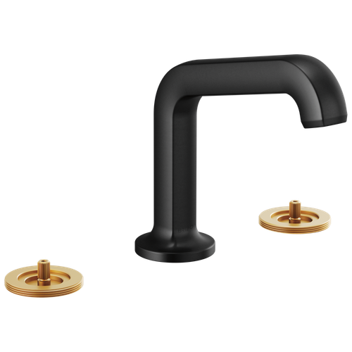 Brizo Kintsu(R): Widespread Lavatory Faucet with Angled Spout - Less Handles