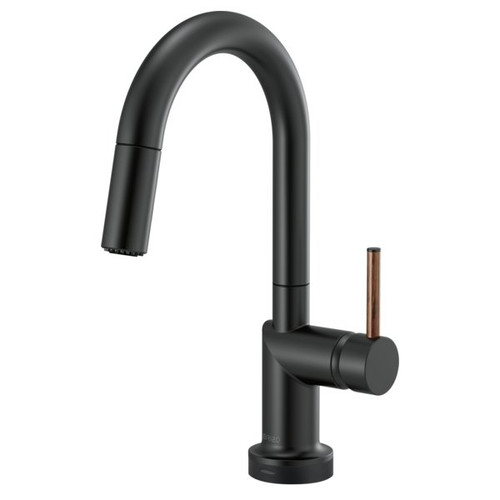 Brizo Odin(R): SmartTouch(R) Pull-Down Prep Kitchen Faucet with Arc Spout - Less Handle