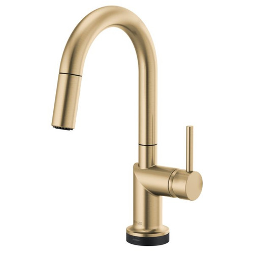 Brizo Odin(R): SmartTouch(R) Pull-Down Prep Kitchen Faucet with Arc Spout - Less Handle