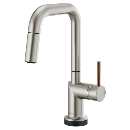 Brizo Odin(R): SmartTouch(R) Pull-Down Prep Kitchen Faucet with Square Spout - Less Handle