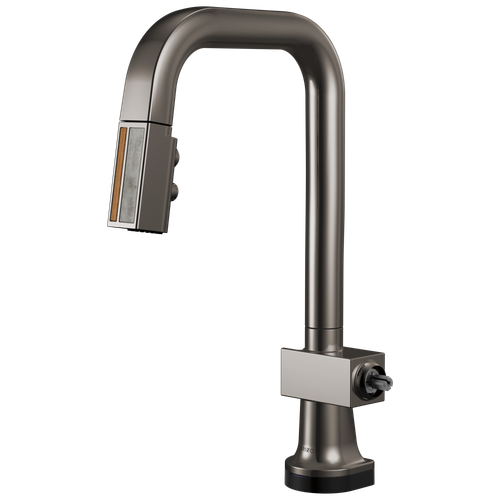 Brizo Frank Lloyd Wright(R): SmartTouch(R) Pull-Down Prep Faucet with Square Spout and Wood/Concrete Wand - Less Handle