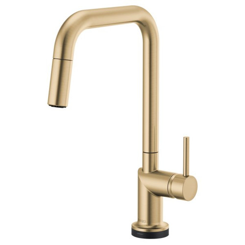 Brizo Odin(R): SmartTouch(R) Pull-Down Kitchen Faucet with Square Spout - Less Handle