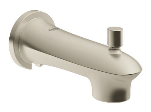 Diverter Tub Spout in Brushed Nickel