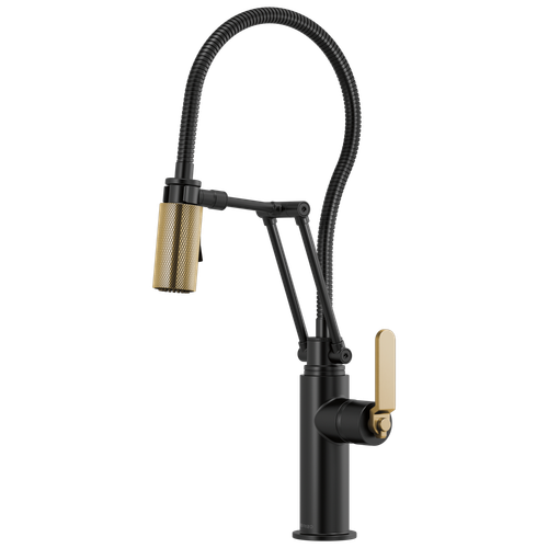 Brizo Litze(R): Articulating Faucet With Finished Hose