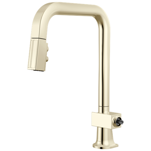 Brizo Frank Lloyd Wright(R): Pull-Down Kitchen Faucet with Square Spout - Less Handle