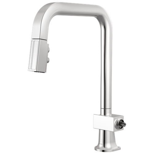 Brizo Frank Lloyd Wright(R): Pull-Down Kitchen Faucet with Square Spout - Less Handle