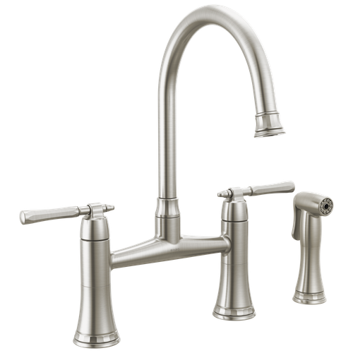Brizo Tulham(R): Bridge Kitchen Faucet with Side Sprayer