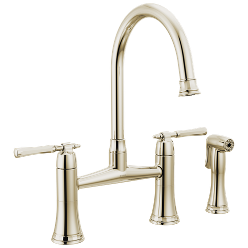 Brizo Tulham(R): Bridge Kitchen Faucet with Side Sprayer