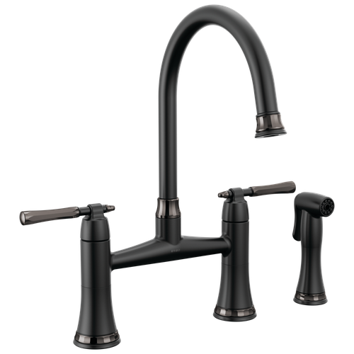 Brizo Tulham(R): Bridge Kitchen Faucet with Side Sprayer