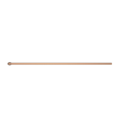 Newport Brass Brasstech: 3/8" x 20" Rigid Supply Tube, Bull nose