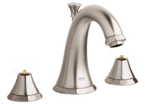 Grohe 20124ENA Kensington Widespread Bathroom Faucet In Brushed Nickel