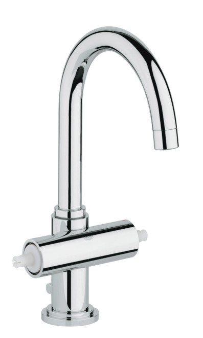 Single-Hole L-Size Bathroom Faucet in StarLight Chrome