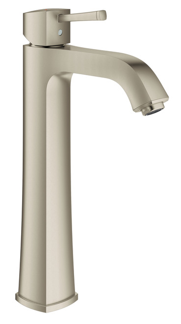 Single Hole Single-Handle XL-Size Bathroom Faucet in Brushed Nickel