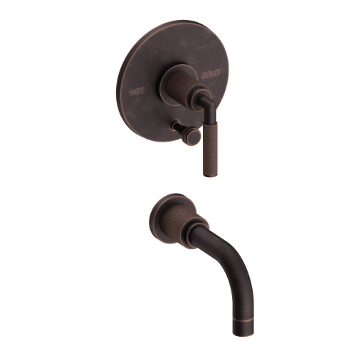 Newport Brass Kimbell: Balanced Pressure Tub &amp; Shower Diverter Plate with Handle