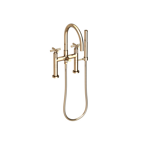 Newport Brass Kimbell: Exposed Tub &amp; Hand Shower Set - Deck Mount
