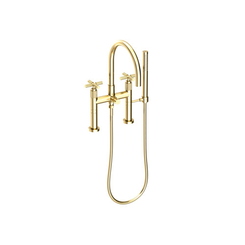 Newport Brass Kimbell: Exposed Tub &amp; Hand Shower Set - Deck Mount