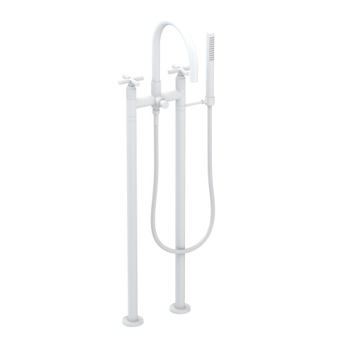 Newport Brass Kimbell: Exposed Tub &amp; Hand Shower Set w/Risers