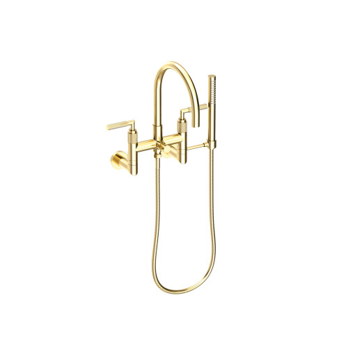 Newport Brass Kimbell: Exposed Tub &amp; Hand Shower Set - Wall Mount