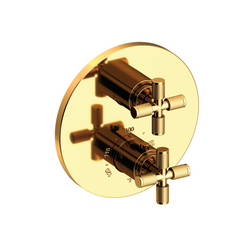 Newport Brass Kimbell: 1/2" Round Thermostatic Trim Plate with Handle