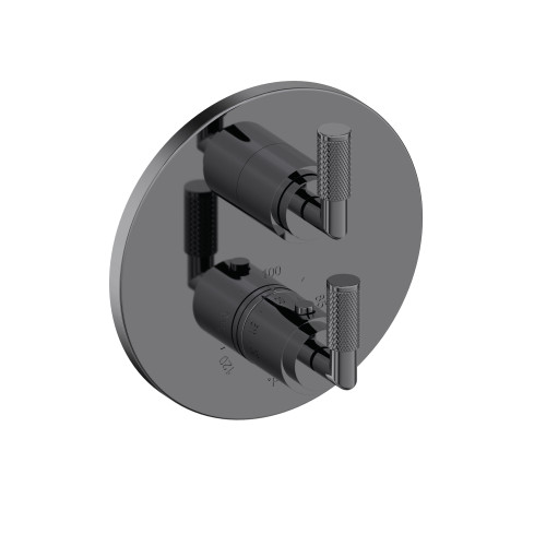Newport Brass Kimbell: 1/2" Round Thermostatic Trim Plate with Handle