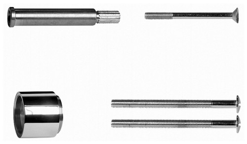 Valve Extension Kit for Pressure Balanced Shower Systems in Polished Chrome