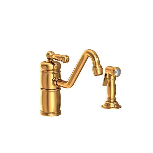 Newport Brass Nadya(R): Single Handle Kitchen Faucet with Side Spray