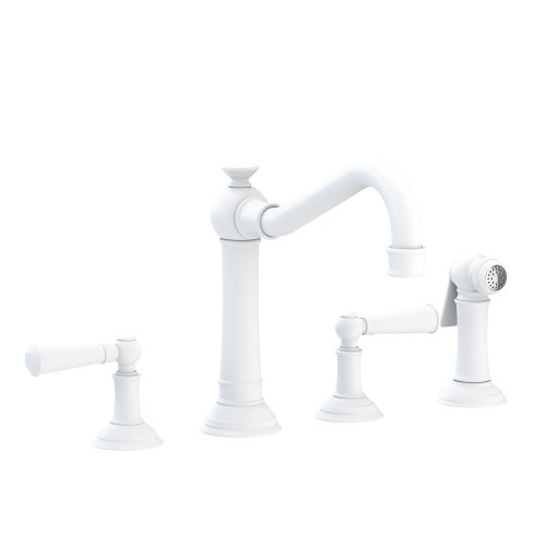 Newport Brass Jacobean: Kitchen Faucet with Side Spray