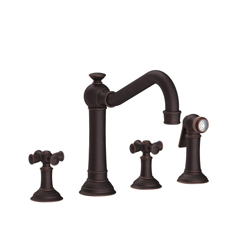 Newport Brass Jacobean: Kitchen Faucet with Side Spray