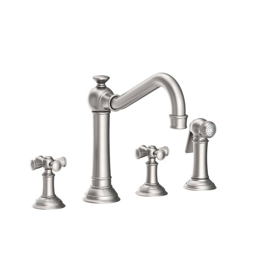 Newport Brass Jacobean: Kitchen Faucet with Side Spray