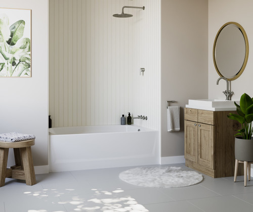 60 x 42 Veritek(TM) Pro Bathtub with Right Hand Drain in White