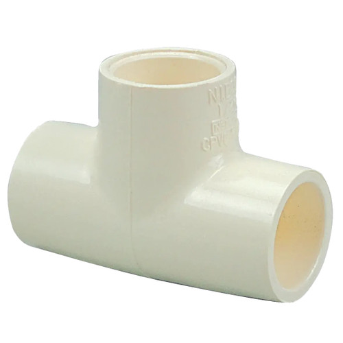 4711 1 in. x 1/2 in. x 1 in. Tee Slip x Slip x Slip - CPVC-CTS