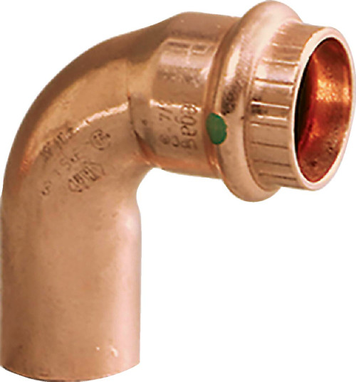 Viega ProPress 90° street elbow, copper