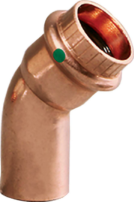 Viega ProPress 45° street elbow, copper