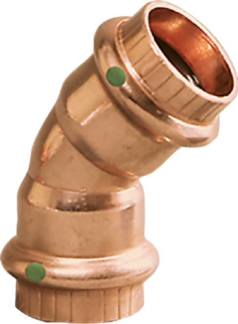 Viega ProPress 45° elbow, copper