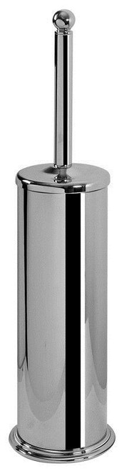 Free Standing Toilet Brush with Cover in 18K Gold Plated