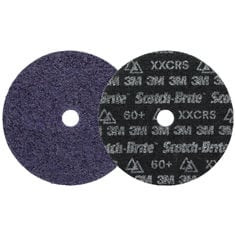 Scotch-Brite™ Precision Heavy Duty Surface Conditioning Disc, HD-DH, X-Extra Coarse 60+, 7 in x 7/8 in, 25 ea/Case