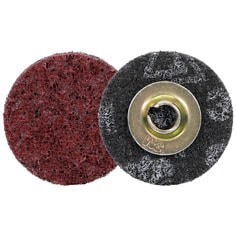 Scotch-Brite™ Roloc™ Precision Heavy Duty Surface Conditioning Disc, HD-DM, Medium 150+, TSM, 2 in, 50/Carton, 200 ea/Case